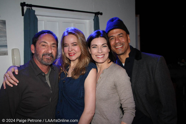 DINNER WITH FRIENDS cast members Jack Esformes, Marieh Delfino, Amy Motta, and Leith  Photo