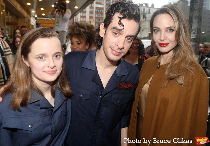Vivienne Jolie-Pitt, Justin Levine and Angelina Jolie Photo