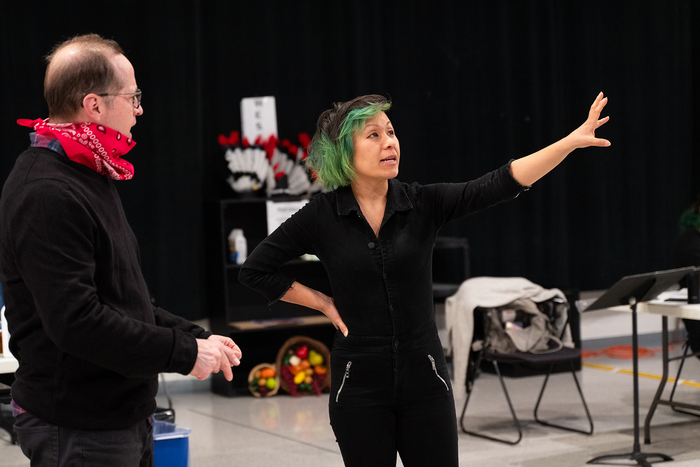 Photos: Go Inside Rehearsals for THE THANKSGIVING PLAY at Steppenwolf Image
