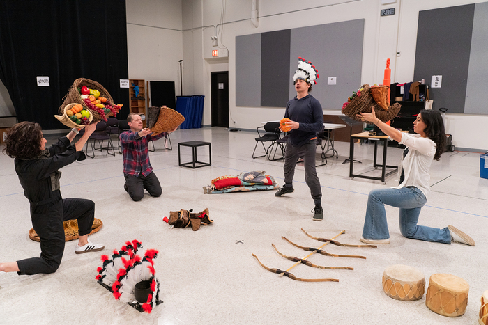 Photos: Go Inside Rehearsals for THE THANKSGIVING PLAY at Steppenwolf Image