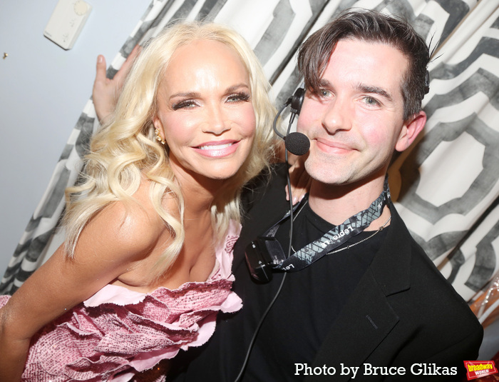 Kristin Chenoweth and Stage Manager Thomas Dieter Photo