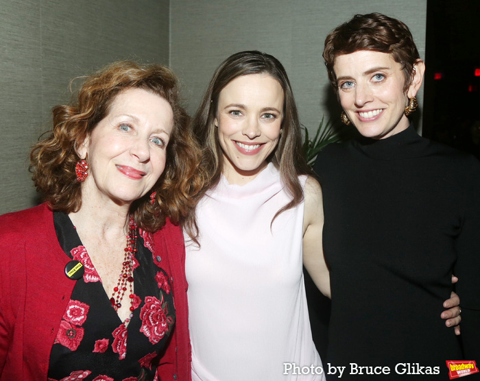 Betsy Aidem, Rachel McAdams and Playwright Amy Herzog  Photo