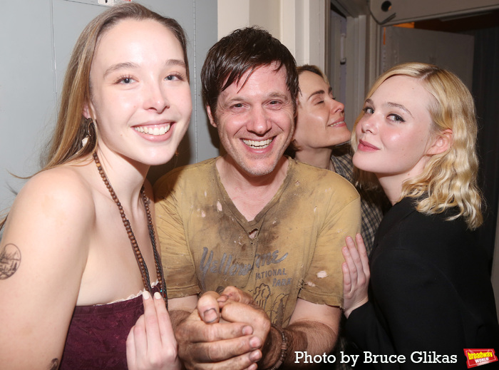 Photos: Former Cast Member Elle Fanning Visits APPROPRIATE Cast Image