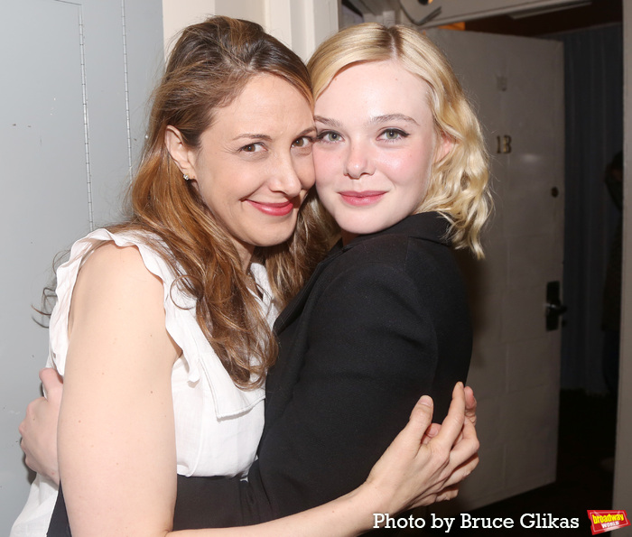 Photos: Former Cast Member Elle Fanning Visits APPROPRIATE Cast Image