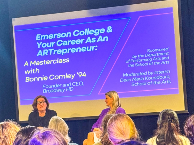 Emerson College Alumnae Bonnie Comley Gives A Masterclass in ARTrepreneurship Image