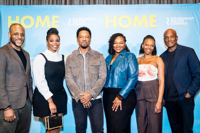 Photos: The Company of HOME Meets the Press Image