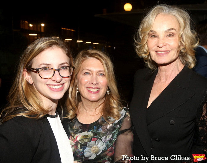 Molly Forster, Second Stage Artistic Director Carole Rothman and Jessica Lange Photo