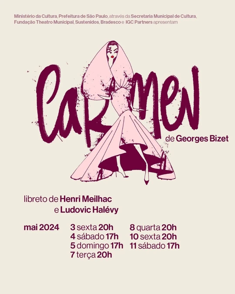 Set in the World of Haute Couture, BIZET'S CARMEN Opens at Theatro Municipal de Sao Paulo  Image