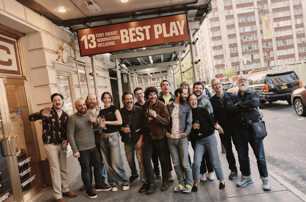 Photos: STEREOPHONIC Celebrates Tony Nominations With A Champagne Toast  Image