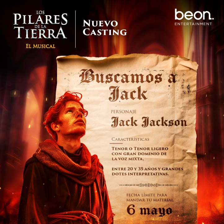 CASTING CALL: LOS PILARES DE LA TIERRA busca a Jack Jackson Image