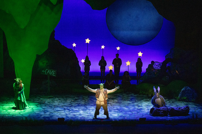 Nicholas Hambruch as Shrek in Shrek The Musical Photo