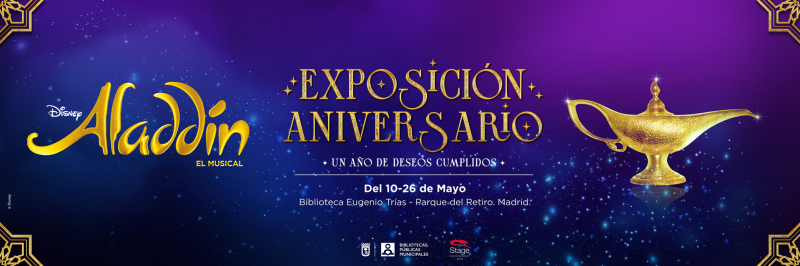 ALADDÍN celebra su aniversario con una exposición en Madrid 