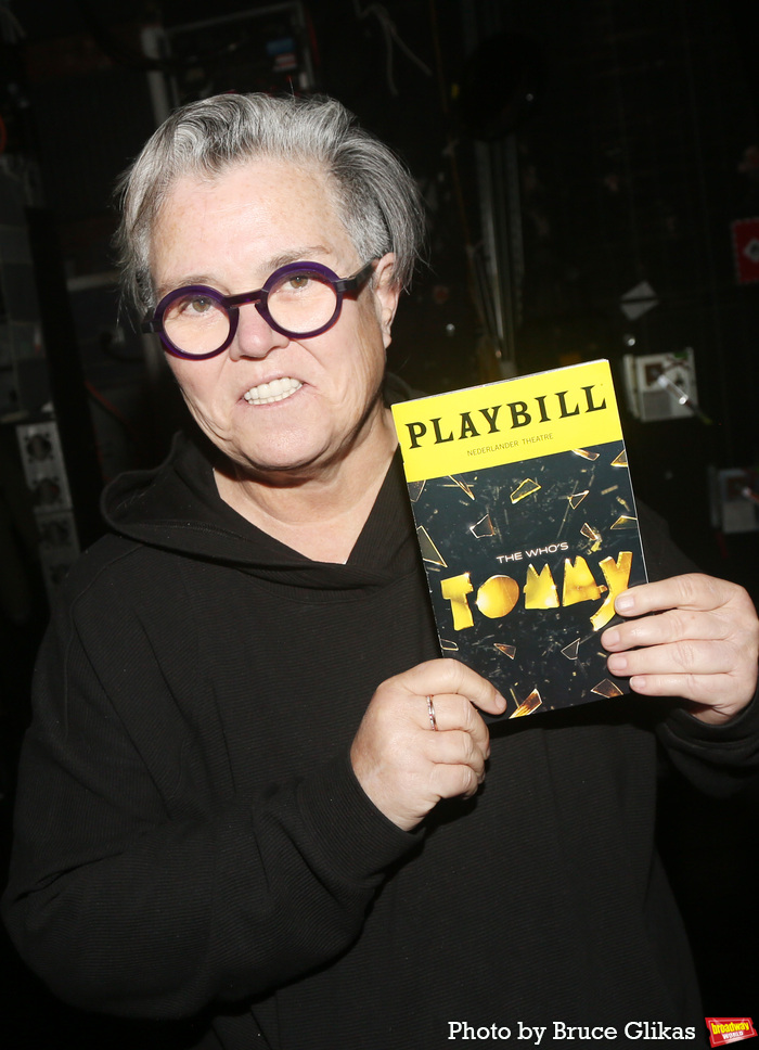 Photos: Rosie O'Donnell Visits THE WHO'S TOMMY Image
