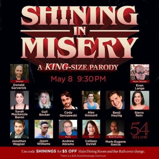 Review: SHINING IN MISERY at 54 Below Shines!  Image