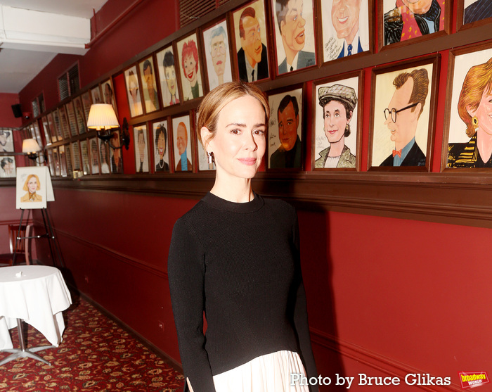 Photos: APPROPRIATE's Sarah Paulson Receives Portrait at Sardi's Image