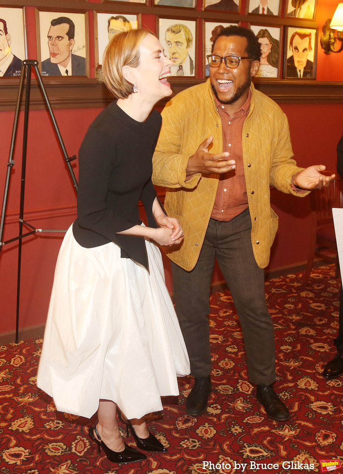 Photos: APPROPRIATE's Sarah Paulson Receives Portrait at Sardi's Image