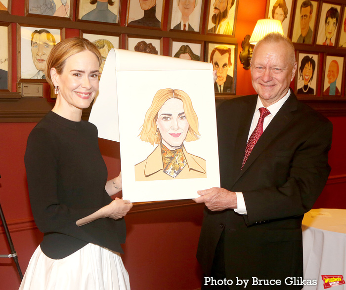 Photos: APPROPRIATE's Sarah Paulson Receives Portrait at Sardi's Image