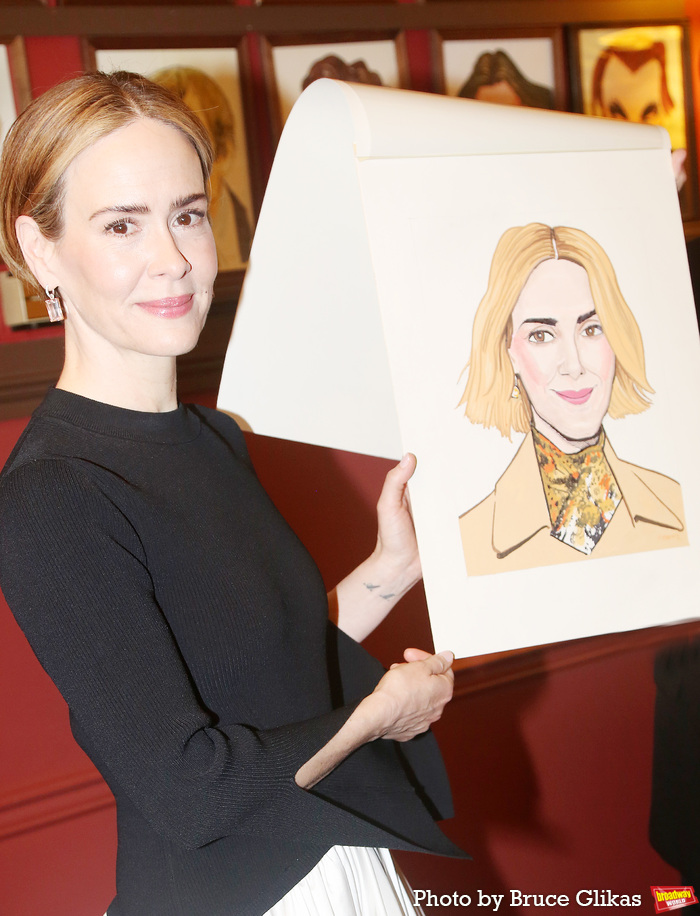 Photos: APPROPRIATE's Sarah Paulson Receives Portrait at Sardi's Image