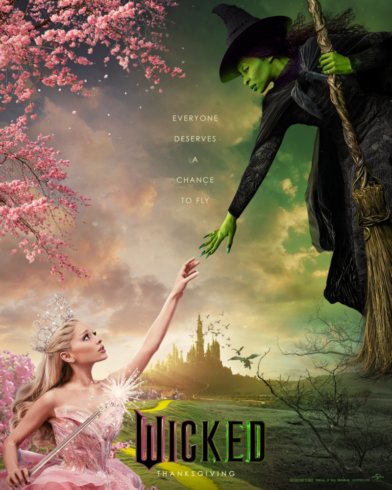See the Poster and New Promo for WICKED Movie With Ariana Grande and Cynthia Erivo Ahead of Tomorrow's Trailer 