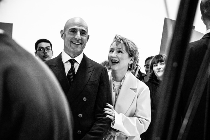 Mark Strong and Lesley Manville Photo