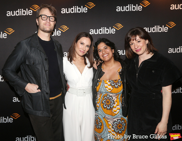 Musical Director/Co-Composer Todd Almond, Laura Benanti, Audible Producer Kailee Ayya Photo