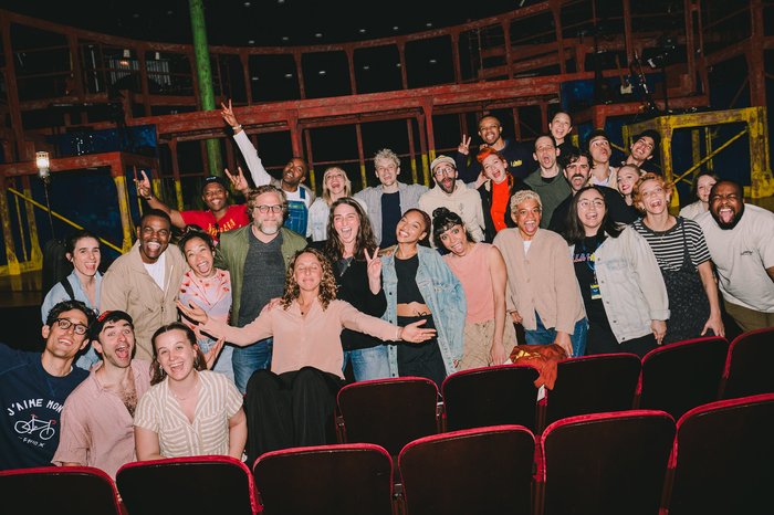 Sara Bareilles and the Broadway company of ILLINOISE Photo