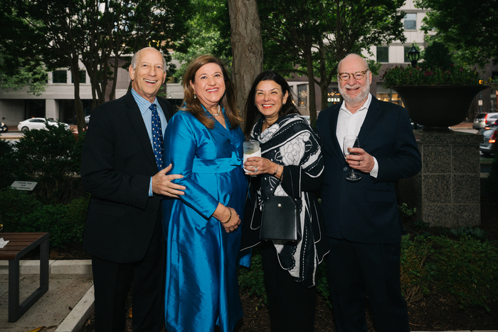 Round House Theatre Board President Jay Hammer, Robin Hammer, and Yve and Paul Dinte Photo