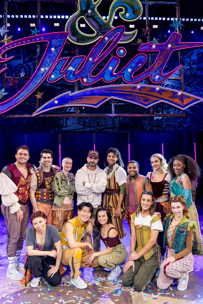 AJ McLean and the Cast of & JULIET Photo