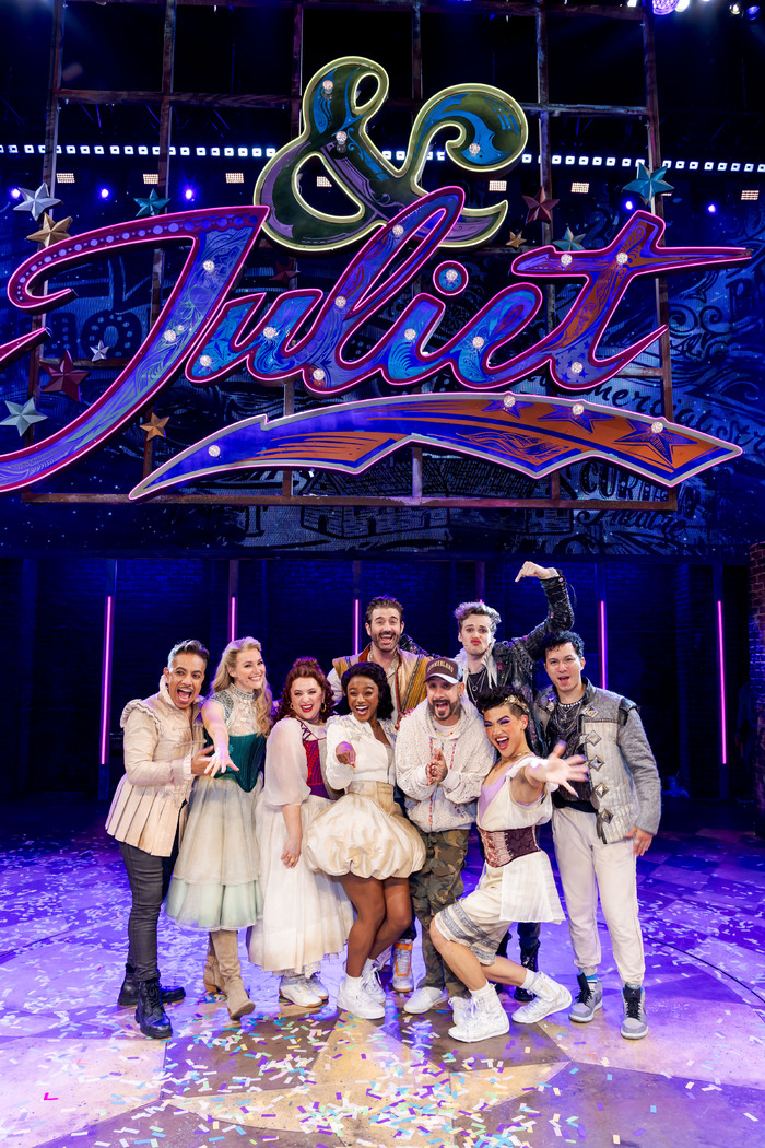 AJ McLean and the Cast of & JULIET Photo