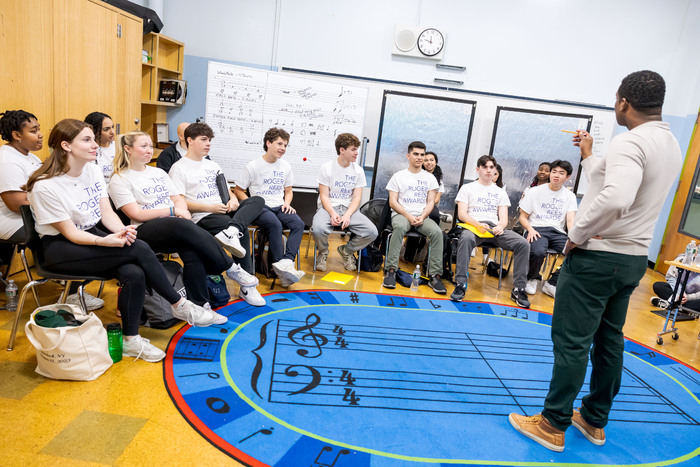 Photos: NYC Students Hit the Rehearsal Room for the Roger Rees Awards Image