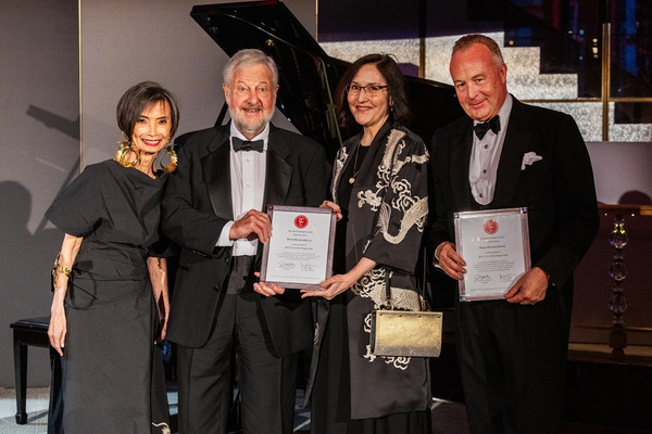 Josie Cruz Natori, Wendy O'Neill, David Rockefeller, Jr. and Hans Michael Jebsen Photo