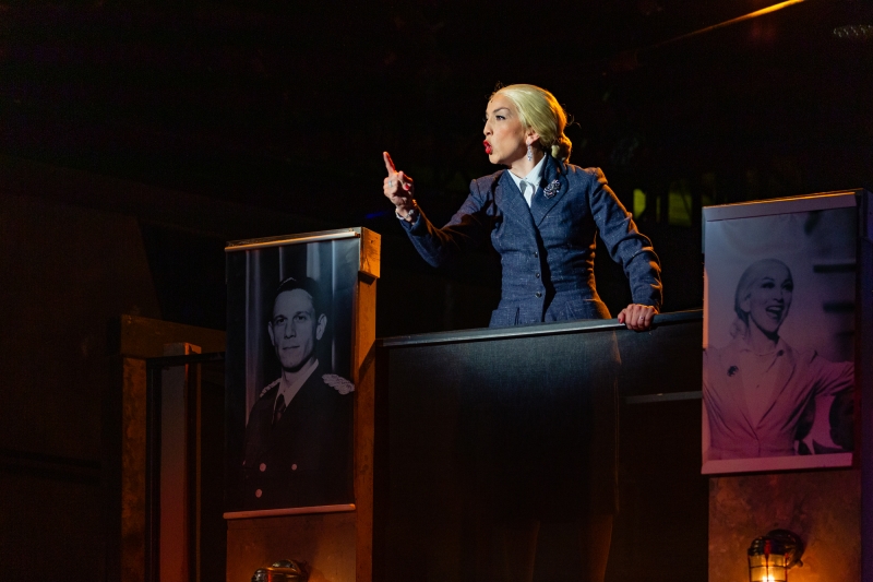 FRAN TAPIA STARS AS EVA PERÓN IN 'MUMMY IN THE CLOSET:EVITA'S RETURN' at Teatro GALA, Washington DC  Image