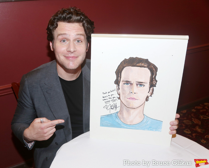 Photos: Jonathan Groff and Friends Celebrate New Sardi's Caricature Image
