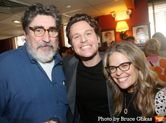 Photos: Jonathan Groff and Friends Celebrate New Sardi's Caricature Image