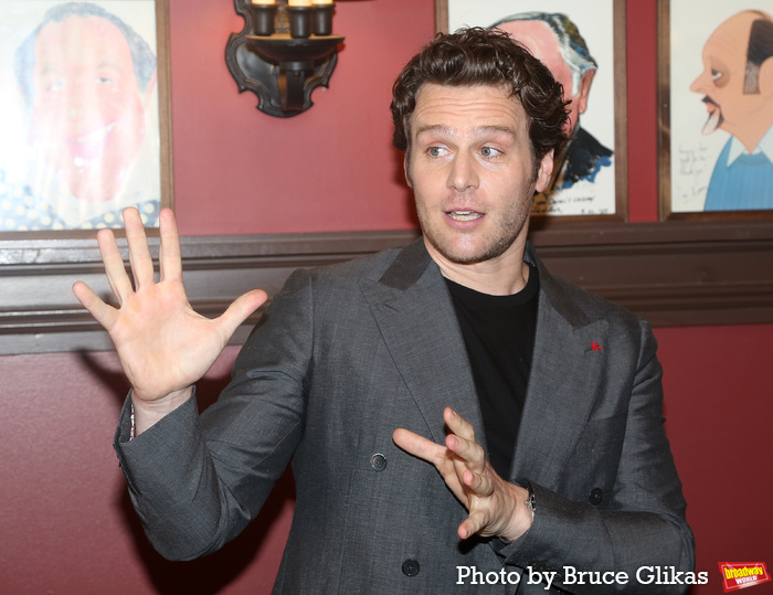 Photos: Jonathan Groff and Friends Celebrate New Sardi's Caricature Image