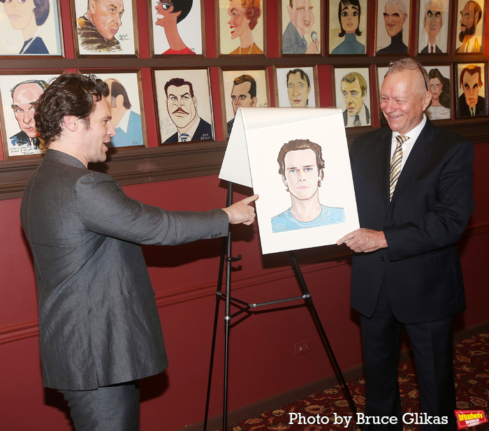 Photos: Jonathan Groff and Friends Celebrate New Sardi's Caricature Image