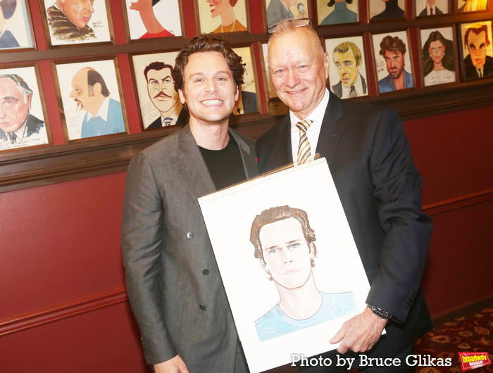 Photos: Jonathan Groff and Friends Celebrate New Sardi's Caricature Image