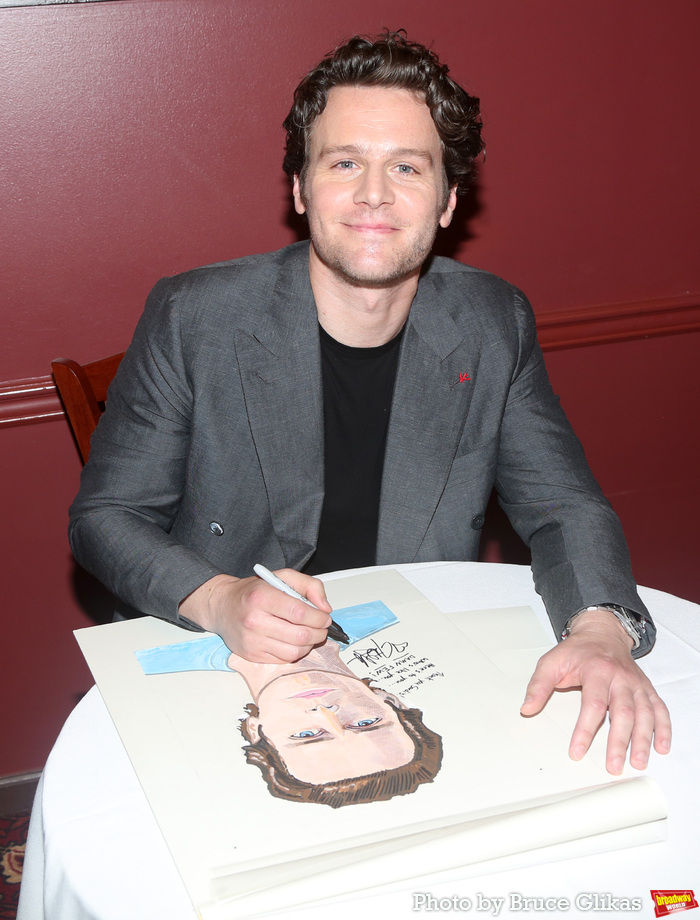 Photos: Jonathan Groff and Friends Celebrate New Sardi's Caricature Image