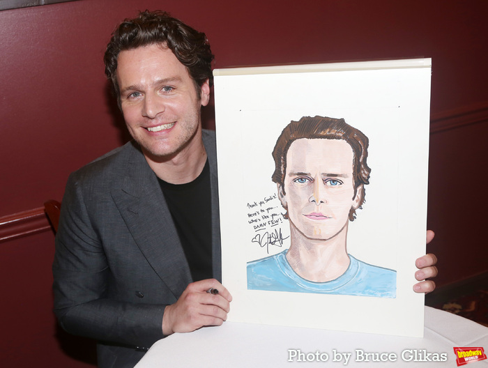 Photos: Jonathan Groff and Friends Celebrate New Sardi's Caricature Image