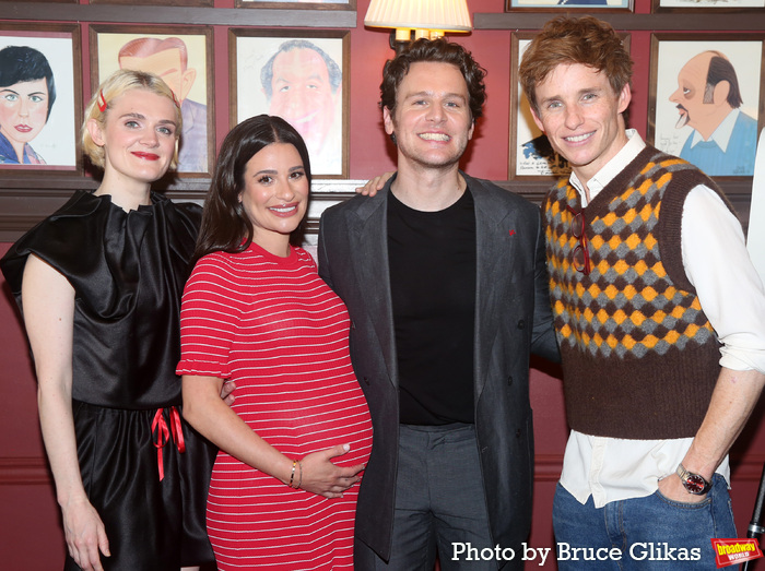Photos: Jonathan Groff and Friends Celebrate New Sardi's Caricature Image