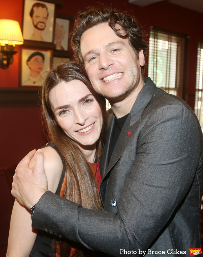 Photos: Jonathan Groff and Friends Celebrate New Sardi's Caricature Image