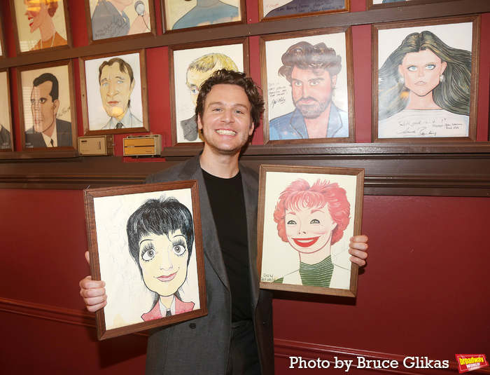 Photos: Jonathan Groff and Friends Celebrate New Sardi's Caricature Image