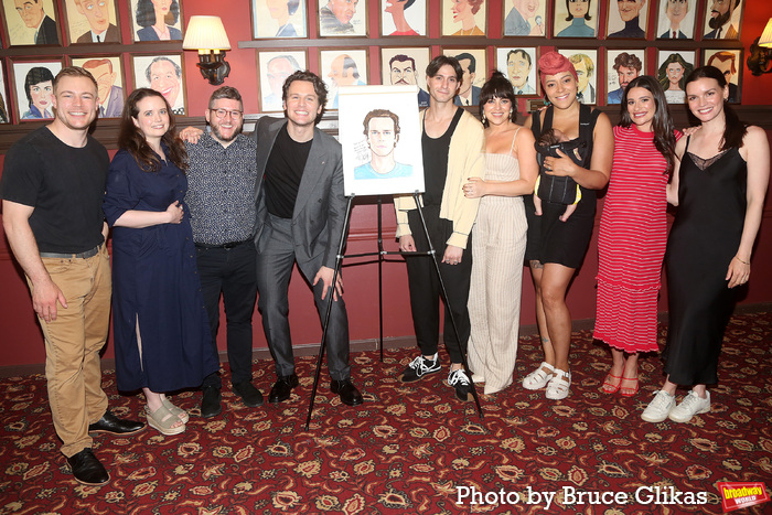 Photos: Jonathan Groff and Friends Celebrate New Sardi's Caricature Image
