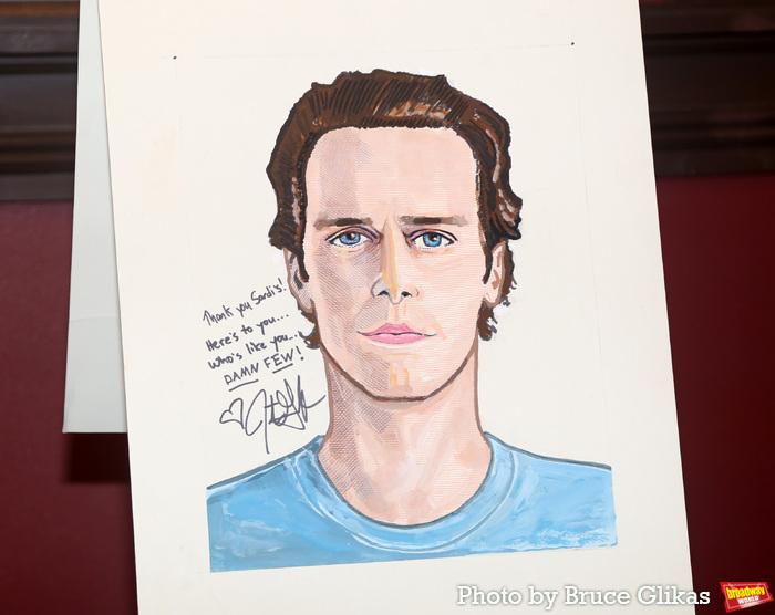 Photos: Jonathan Groff and Friends Celebrate New Sardi's Caricature Image