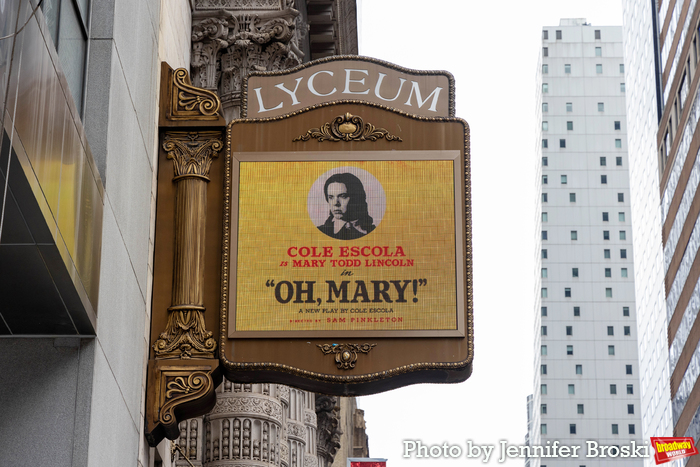 Up on the Marquee: OH, MARY! Image