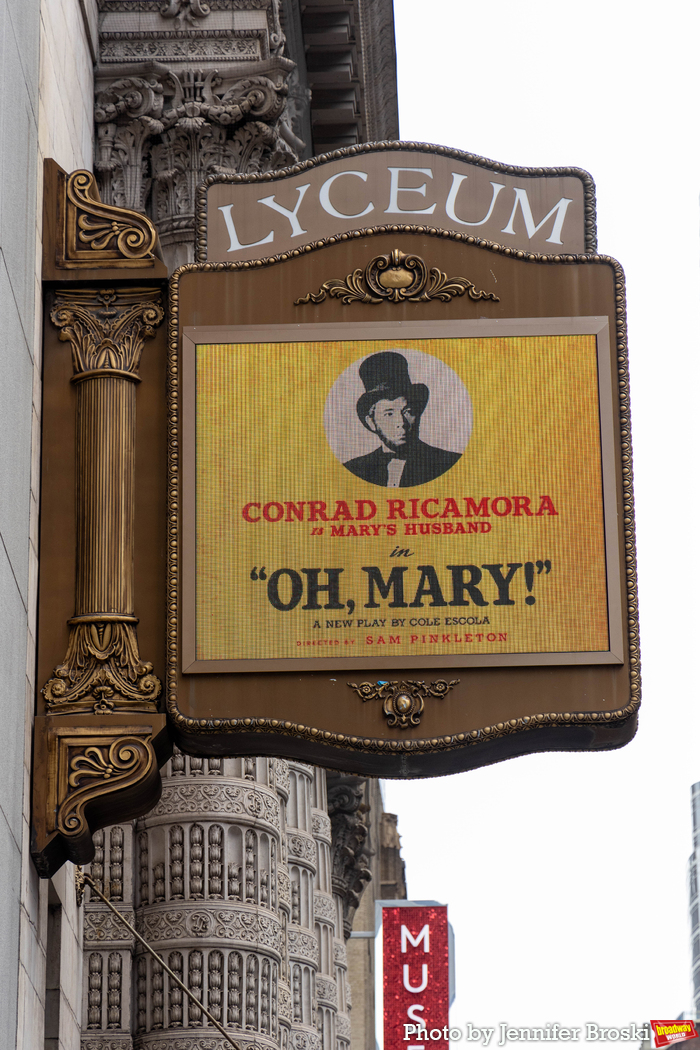 Up on the Marquee: OH, MARY! Image