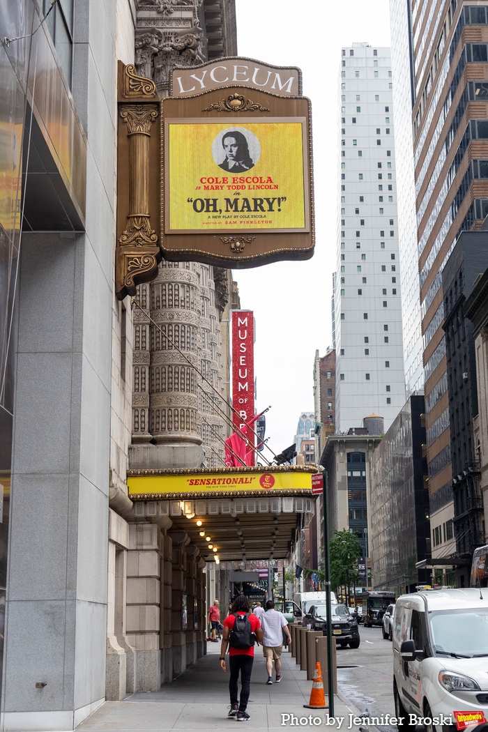 Up on the Marquee: OH, MARY! Image