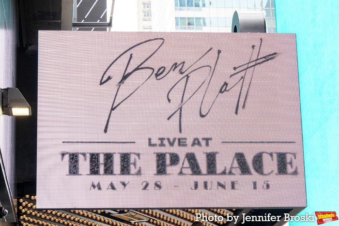 Up on the Marquee: Ben Platt LIVE AT THE PALACE Image