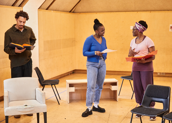 Photos: Inside Rehearsal For MY FATHER'S FABLE at the Bush Theatre 