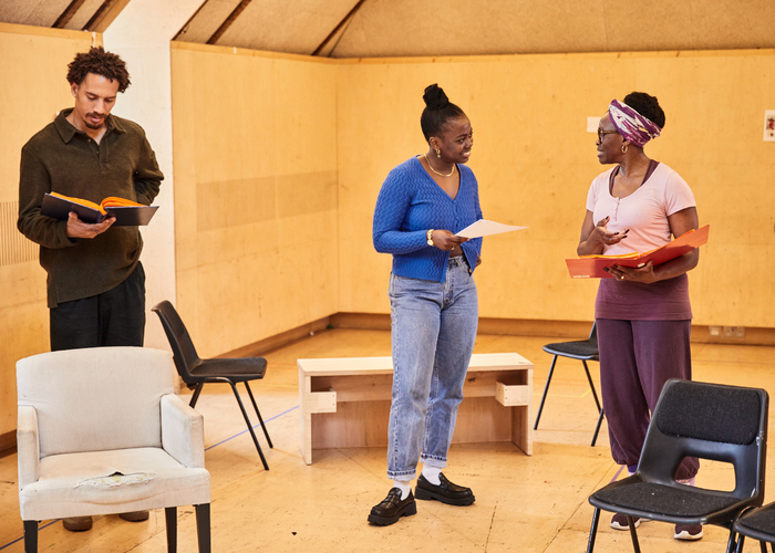 Photos: Inside Rehearsal For MY FATHER'S FABLE at the Bush Theatre Image